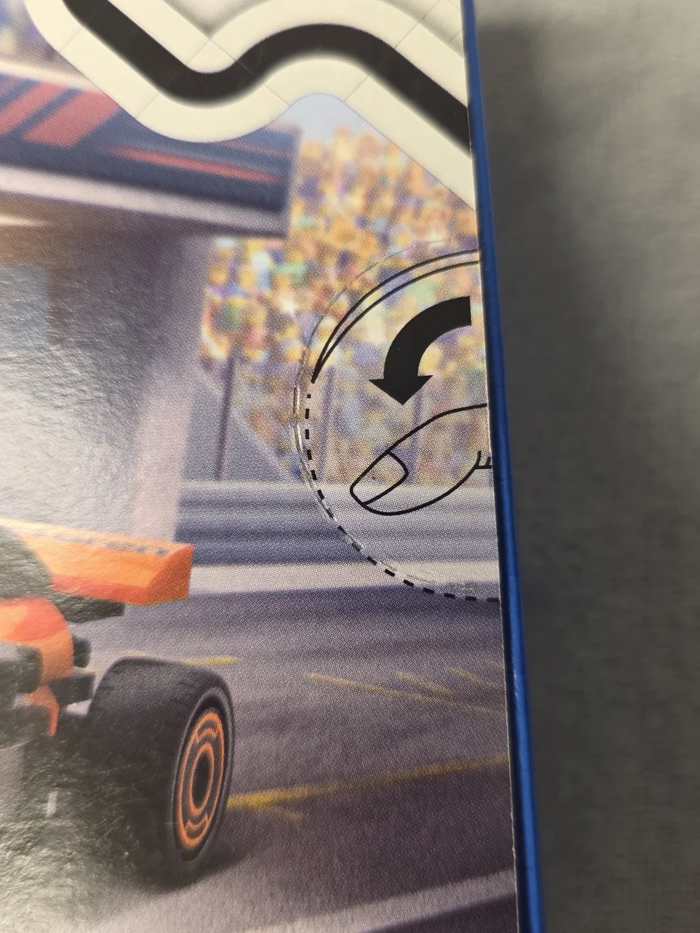 LEGO Orange Formula 1 Race Car Set - Orange and Black